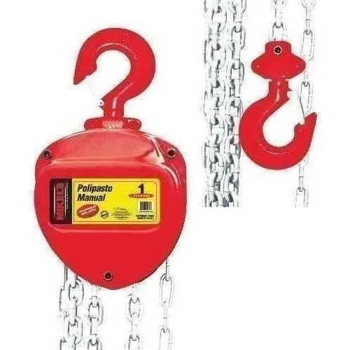Polipasto Industrial Garrucha Manual 1 Ton Cadena 3m Mikels