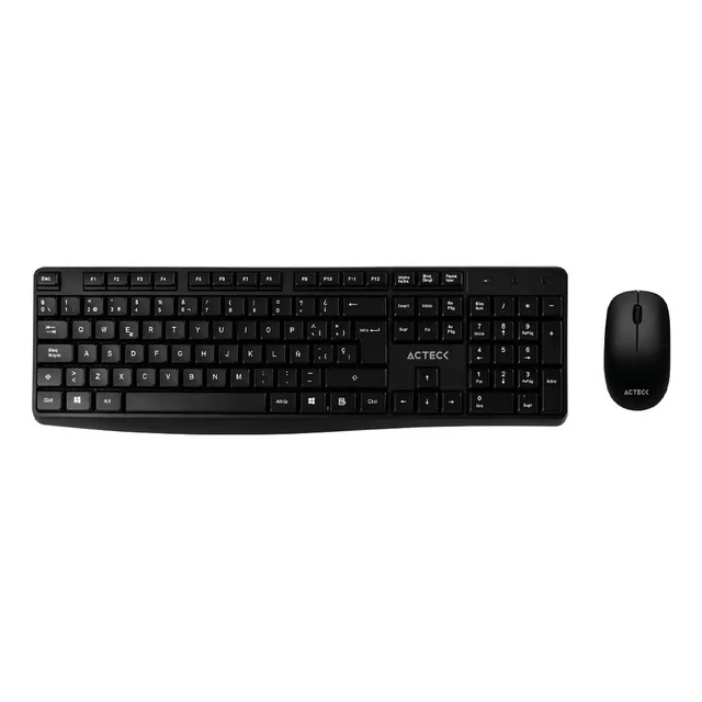 Kit Mouse Y Teclado Inalámbrico Actek Kt25-usb 2.4|baterías 
