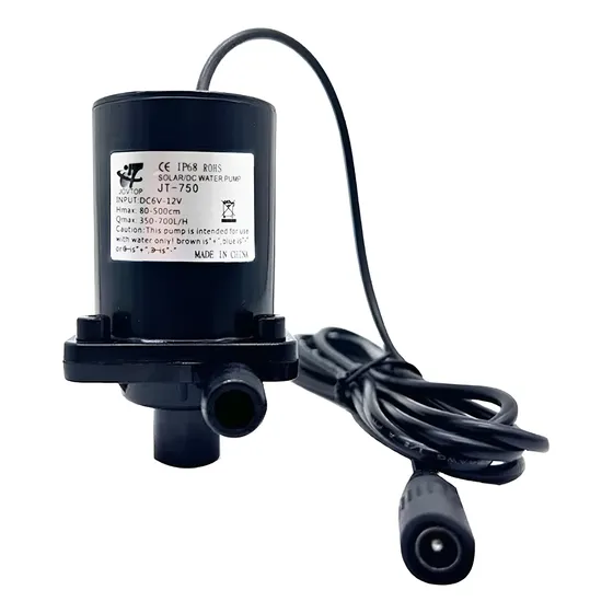 Bomba Riego Solar Sumergible 6-12v Sube 5 Mts 700 L/h