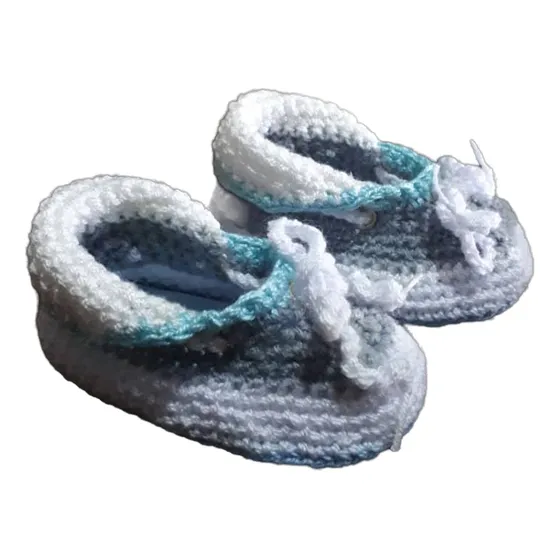 Botas Altas Modelo Nuevo Tejidas Para Bebés 