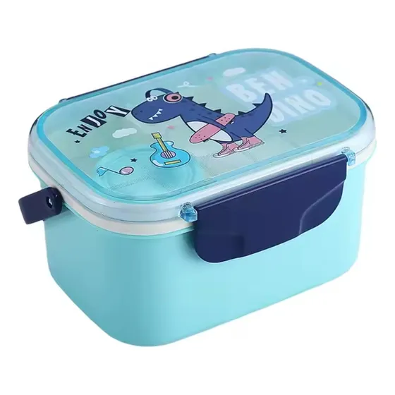 Lonchera Porta Comida Infantil Termica + Set Cubiertos Niños