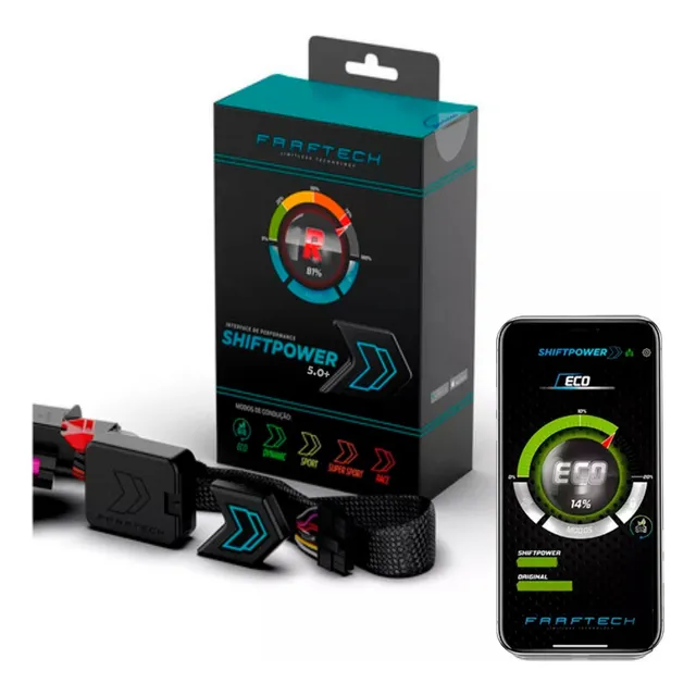 Módulo Acelerador Pedal Shiftpower Bluetooth 6.2 Com App