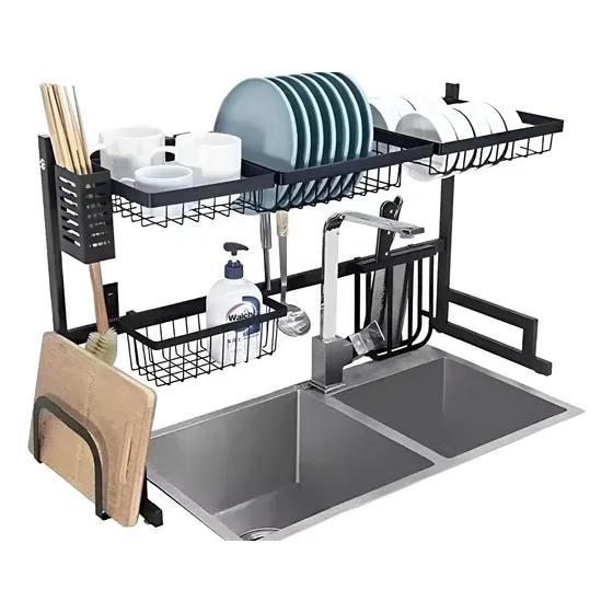 Platera Escurridor Armable Estante Acero Inoxidable 65