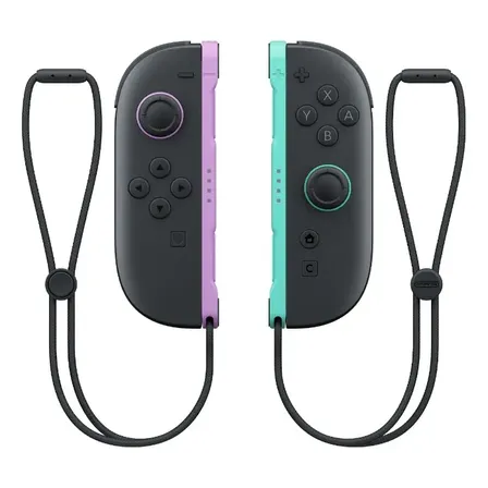 Controles Joy-con 2 Roxo Claro E Verde Claro - Ns2