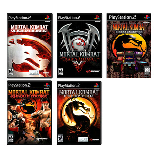 Compilación Mortal Kombat Ps2 - 5 Juegos Físicos Compilación Mortal Kombat Ps2 - 5 Juegos Físicos