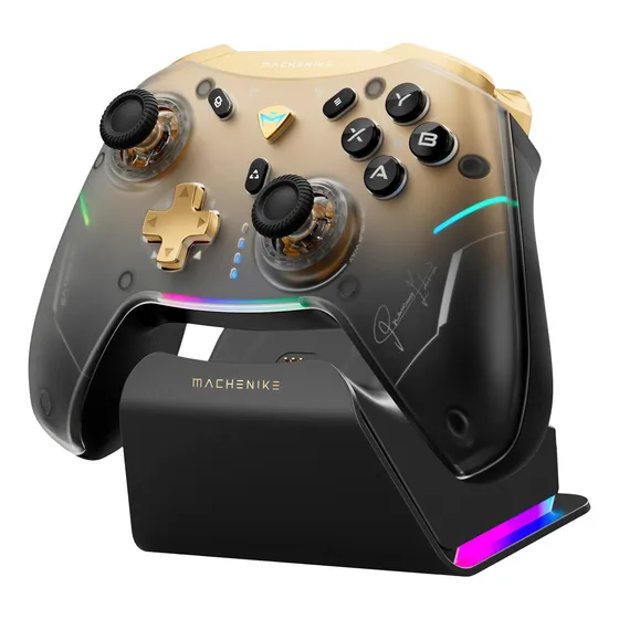 Controle Machenike G5 Pro V2 Com Dock Edição De Colecionador Cor Dourado