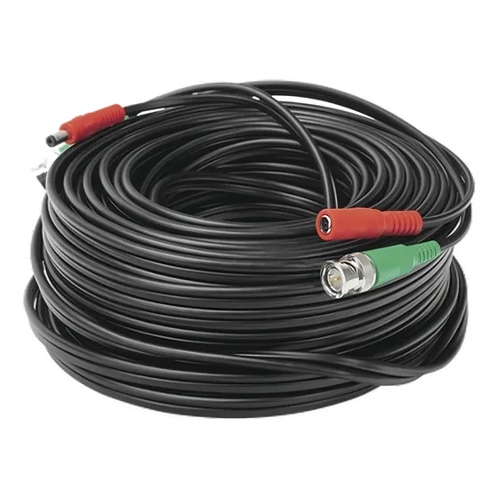 Cable Coaxial ( Bnc Rg59 ) + Alimentación / Siamés / 30 Metr