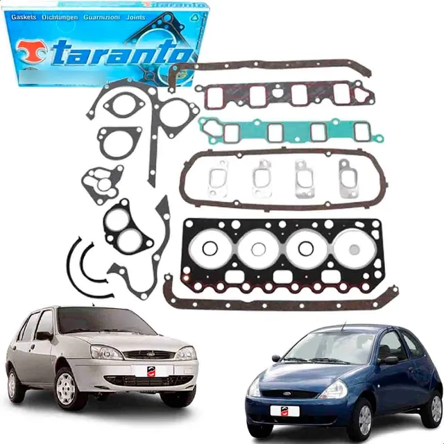 Jogo Junta Motor Ford Fiesta Ka 1.0 8v 95 96 97 98 99 2000..