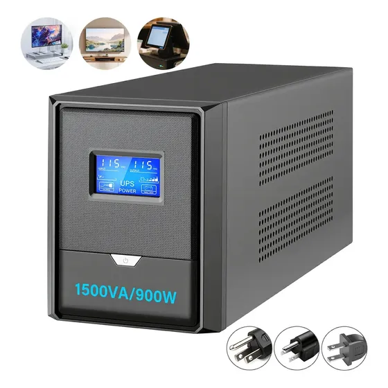 1500va/900w No Breaks Ups Regulador De Voltaje Con Pantalla Lcd Color Negro, Beaowink No-break Interactivo, Batería De Respaldo Para Oficina/hogar/industria