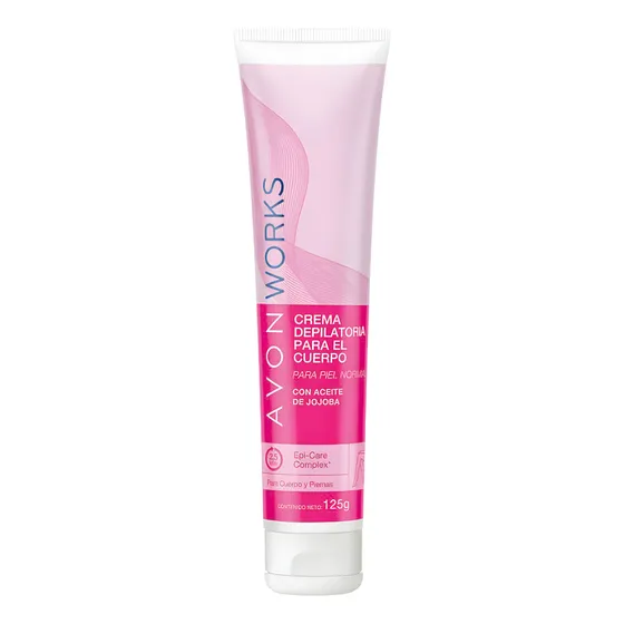 Avon Crema Depilatoria Corporal Con Aceite de Jojoba 125g