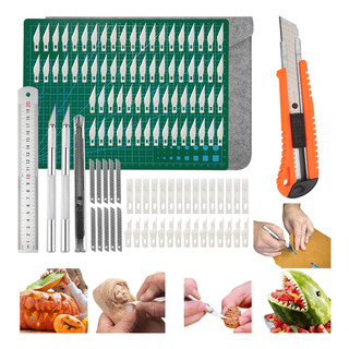 Juego De 2 Cuchillos Para Manualidades Con 116 Cuchillas Juego De 2 Cuchillos Para Manualidades Con 116 Cuchillas