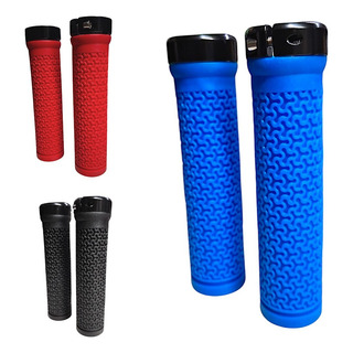 Puños Para Bicicleta Mtb 130mm Celéstial Lock-on Colores Puños Para Bicicleta Mtb 130mm Celéstial Lock-on Colores