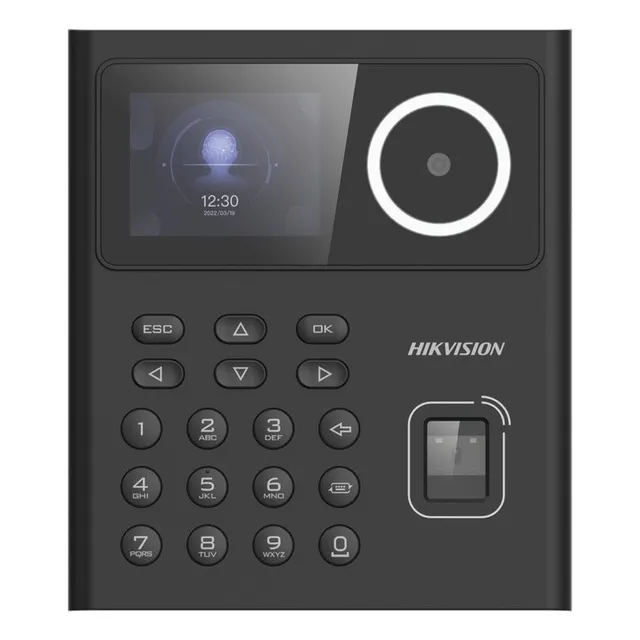 Terminal De Reconocimiento Facial Con Control De Asistencia Color Negro