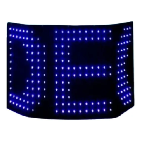 Cortina De Led Gráfica 1x2 P90 Cabine De Dj - Curtiled