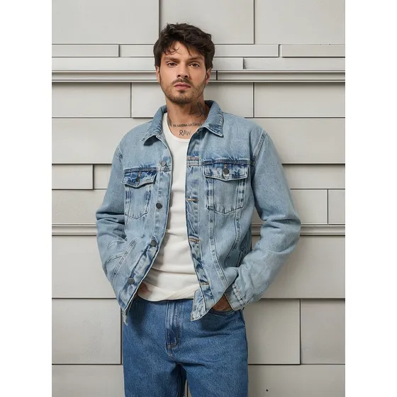 Jaqueta Jeans Oversized