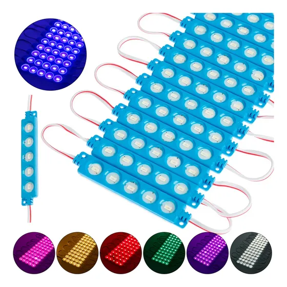 20 Módulos Led Ttira De 5730 Impermeable Multiusos 12v