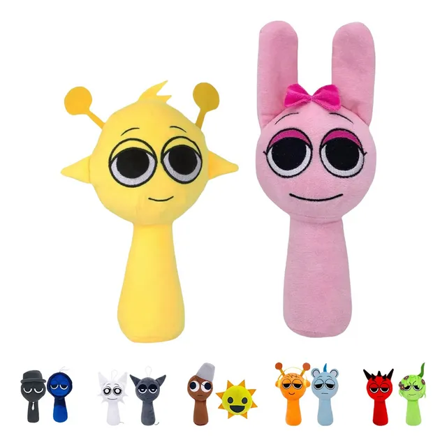 2 Pcs Sprunki - Juguetes De Peluche De Juegos De Terror
