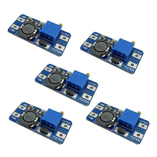 Pack De 5 Convertidores Dc-dc Ajustables 2a Para Step Up Pack De 5 Convertidores Dc-dc Ajustables 2a Para Step Up