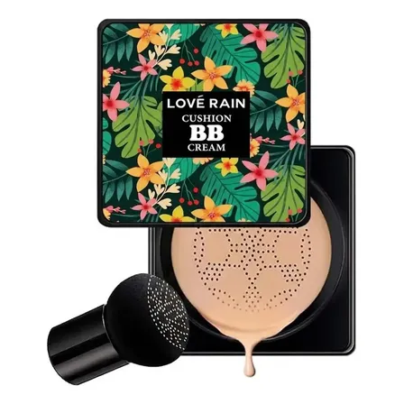Base Líquida Bb Cream Cushion Com Esponja Cabeça De Cogumelo Cor 06