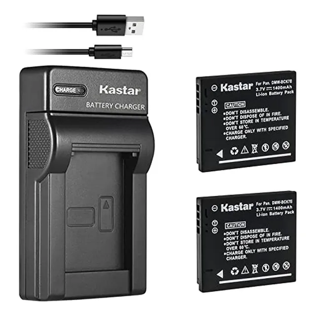 Batería Y Cargador Kastar Para Panasonic Dmw-bck7 Y Lumix