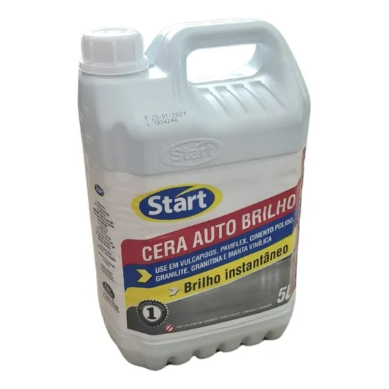 Impermeabilizante Cera Auto Brilho 5l Antiderrapante Start