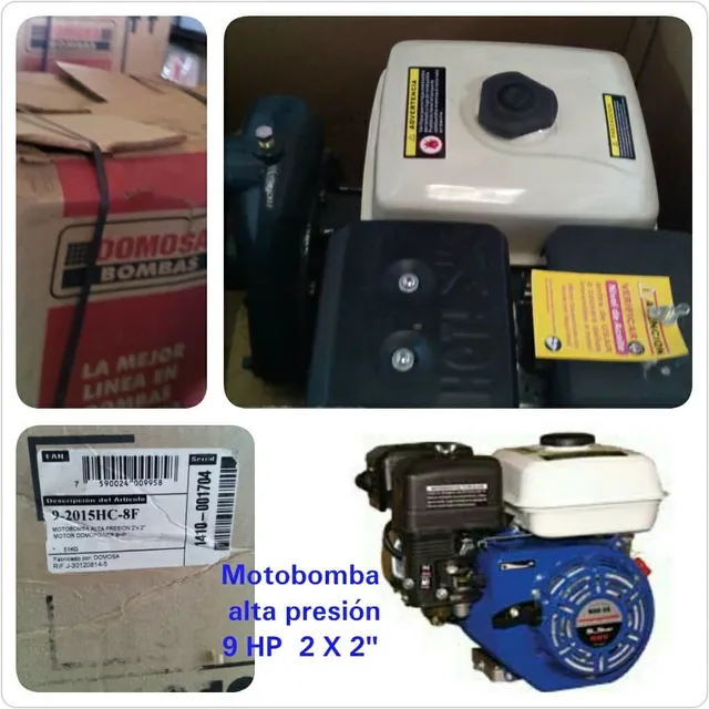 Motobombas De Gasolina Domopower 8 Hp Nuevo 