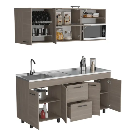 Cocina 180 Barajas 60/840,5x180/179,9x42/49,8 Rta Bardolino