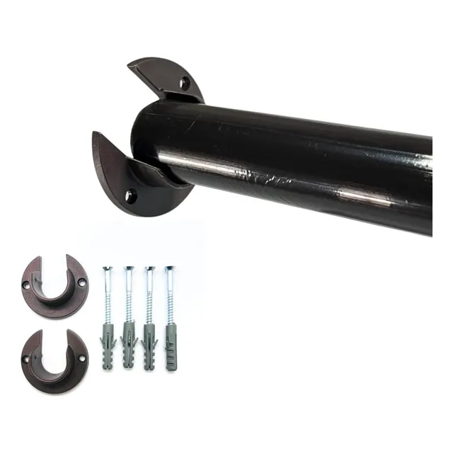 Varão Para Cortina Com Rosetas 3,50 Mtrs 28mm Cores Variadas