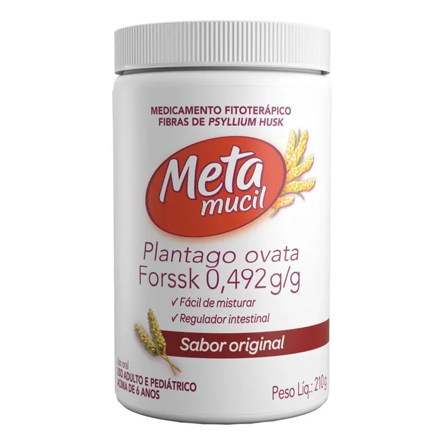 Metamucil Em Pó Sabor Original 210g