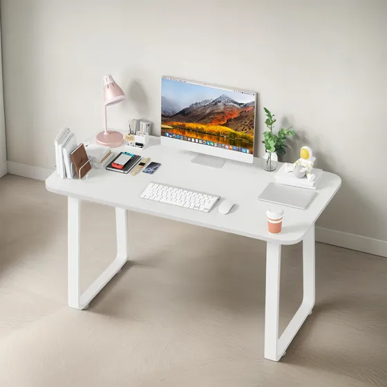 Mesa Plegable Auxiliar Escritorio Estilo Industrial Marrón