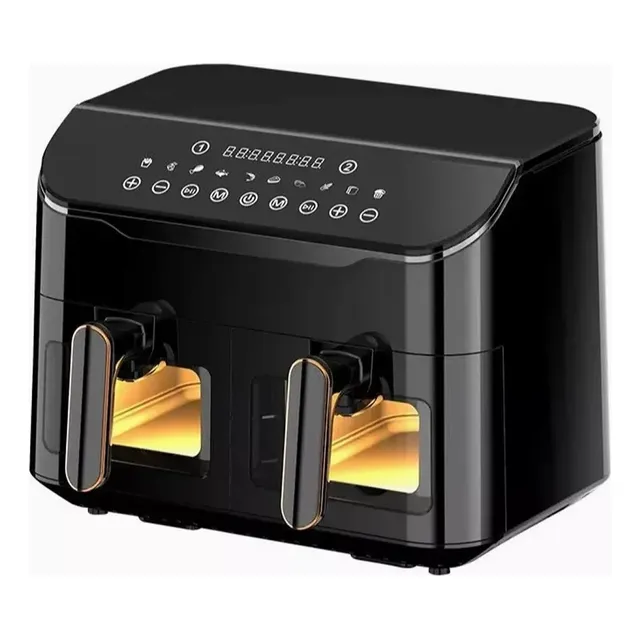 Freidora De Aire Sin Aceite Eléctrica 8 L Doble Cajón Orix