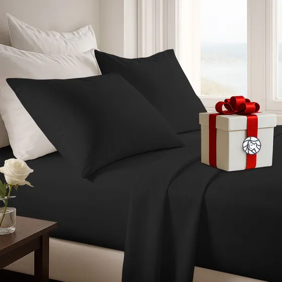 Sabanas Sommier 2 Plazas + Regalo Varios Color Sentite Bella