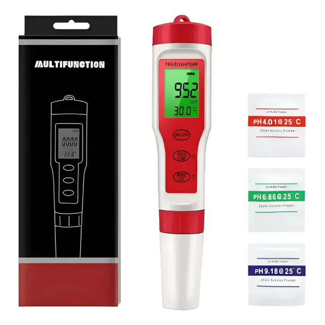 Medidor Ph Ec Electroconductividad Calibracion Soluciones
