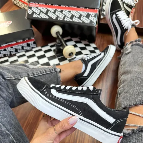 vans old skool zapatos vans sin cordones baratos Vans Old Skool Sem gênero Adultos MercadoLivre
