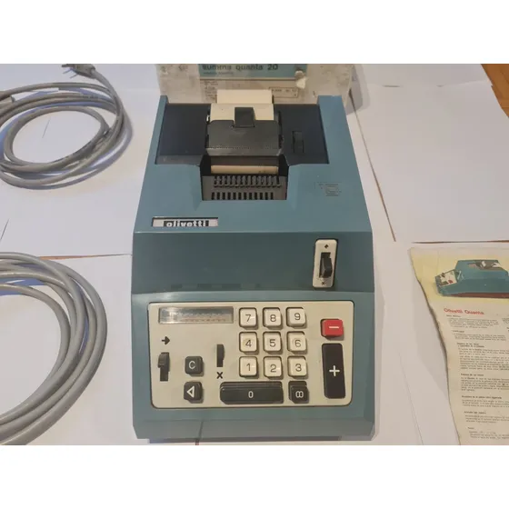 Sumadora Eléctrica Calculadora Olivetti Summa Quanta 20