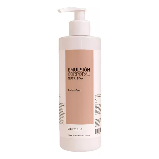 Emulsión Nutritiva Coco Biobellus 400 Ml Dosificador