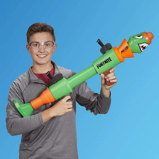 Nerf Blaster Fortnite Rl - - Fuegos De Espuma Cohetes - Incl