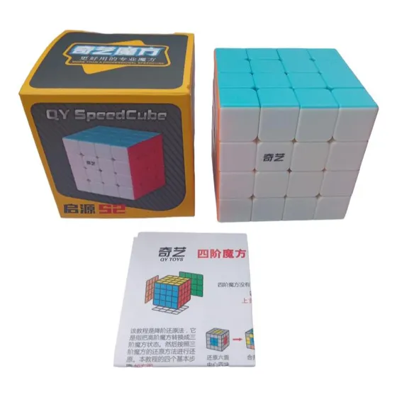 Cubo De Rubik 4x4 Stickerless Marca Qiyi Mo Fang Ge