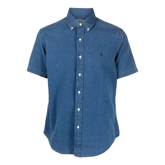 Camiseta  Oxford Polo Azul Jean