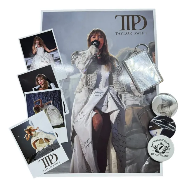 Combo Fan Taylor Swift Ttpd Poster Llavero Pins Fotos