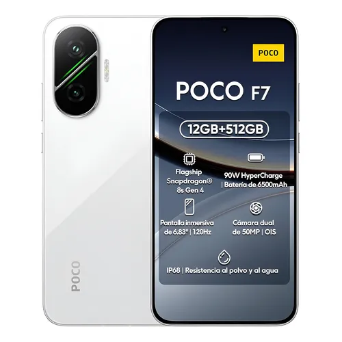 Xiaomi Poco F7 512gb 12gb ( Global ) Com Nfc Cor Prateado | Frete