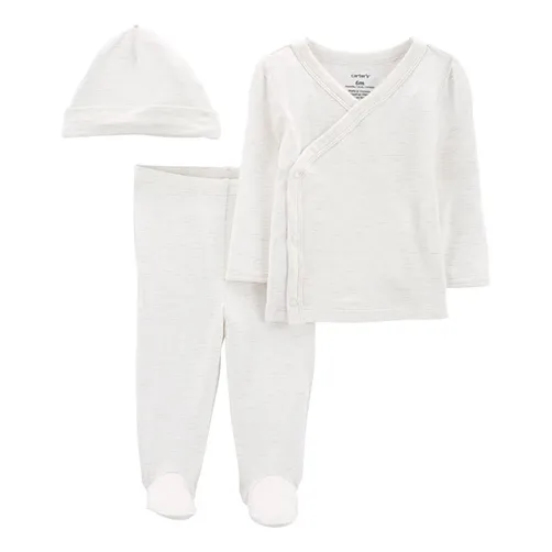 Set Carters Pelele Con Pie Batita Y Gorro Universo Binario