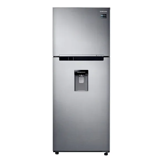 Heladera con freezer inverter Samsung RT35K573B color easy clean steel con capacidad de 361L 220V