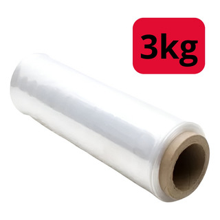 Bobina Filme Stretch 500mm X 0,25mic Transp 3kg Bobina Filme Stretch 500mm X 0,25mic Transp 3kg