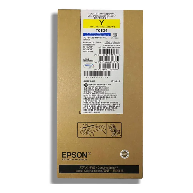 Tinta Epson T01d4 C592r/c597r Yellow