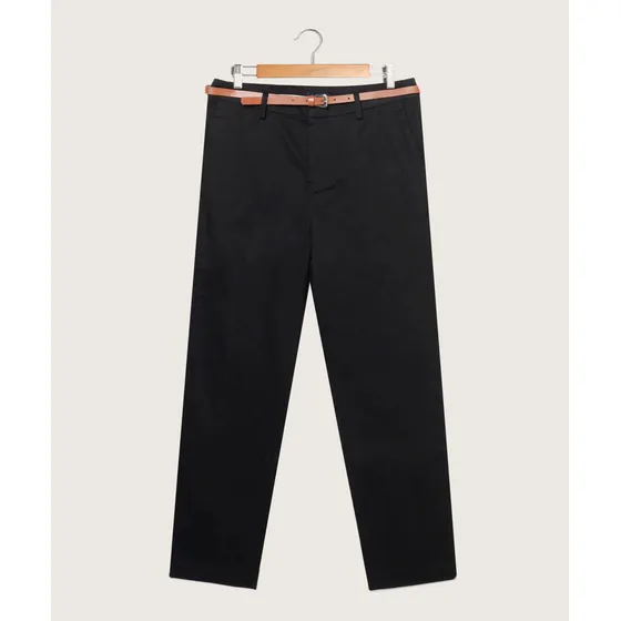 Pantalon Mujer Patprimo Chino Negro Algodón 30071623-10