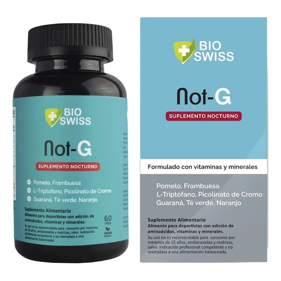 Not Gym, Bio Swiss Lab, Quemador De Grasa Sabor Sin sabor