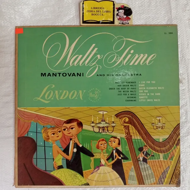 Lp - Acetato - Waltz Time - Mantovani - Orquesta - Clasifica