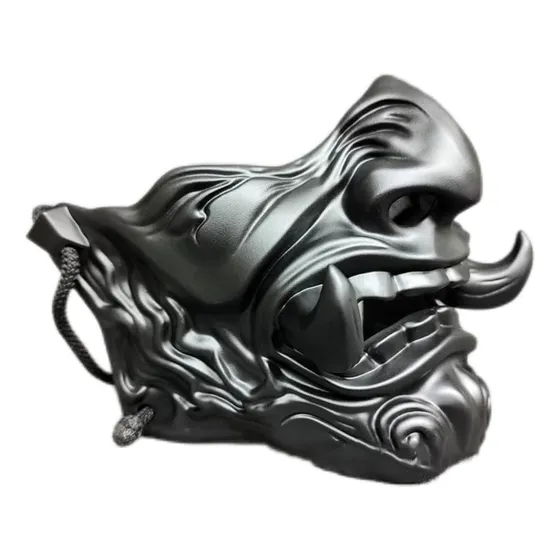 Mrisata Japanese Mask Hannya Demon Oni Samurai Kabuki (a)