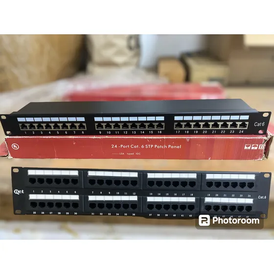Patch Panel Cat 6 24 Ptos